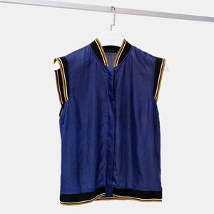 Barbara Bui Indigo Varsity Tank